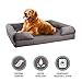 Petlo Orthopedic Pet Sofa Bed - Various Size Options - Dog, Cat or Puppy Memory Foam Mattress Comfortable Couch for Pets with Removable Washable Cover (Large - 36