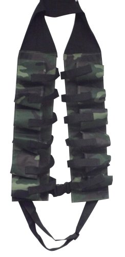 12-pack beer belt bandolier, camo