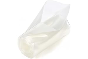Chanzon 2:1 Ratio 4" (100mm) Heat Shrink Tubing 3.3Ft Roll (1M Total Length) Clear/Transparent Polyolefin Sleeving Wrap Shrinking 2 to 1 1pcs