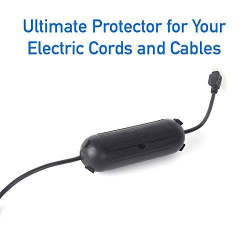 (4Pack) Large Black Outdoor Extension Cord Plug Protector Water