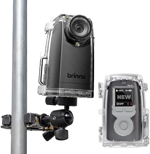 BCC300-C Video-Zeitraffer-Kit – TLC300 Time Lapse Kamer 1080P FHD HDR, IPS-LCD-Bildschirm, IPX4 Schutzgehäuse, Montageklemme – Einfache Bedienung, ideal für Bauprojekte Innen- und Außen
