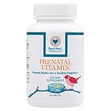 Best Nest Prenatal Vitamins, 30 Count, Once Daily, Made With Whole Food, Organic Blend, L-Methylfolate (Folic Acid) and Methylcobalamin (B12), Easy to Swallow, 100% Natural Vitamin