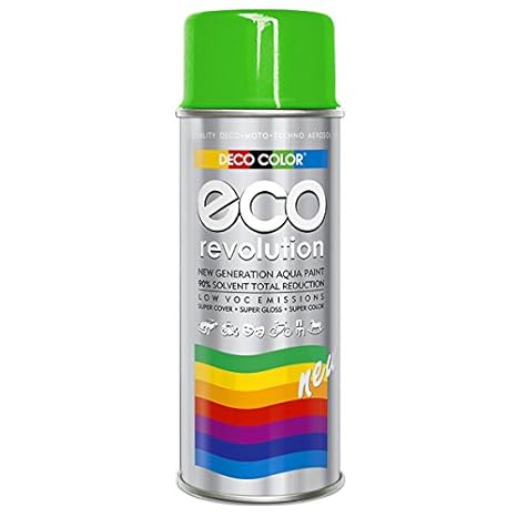 DC ECO Lackspray glänzend matt 400ml nach RAL freie Farbauswahl (Grün Glanz RAL 6018)