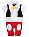 StylesILove Baby Boy 3D Bowtie Mickey Mouse Inspired Costume Romper (90/12-18 Months)