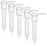 BAR5F Gallon Pump Dispenser | Fits Most 1 Gallon (128 oz) Jugs and Containers | Heavy Duty | Pack of 5