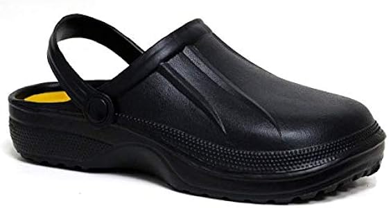 rubber slip on clogs