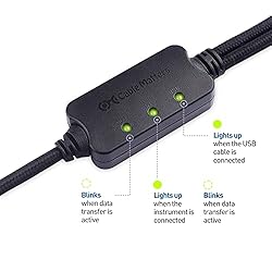 Cable Matters MIDI to USB Cable 6.6 ft / 2m