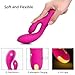 IMO Upgraded Rabbit G-spot Vibrator, Waterproof and Rechargeable Clitoris Vagina Vibrating Massager Sex Toy for Women or Couples