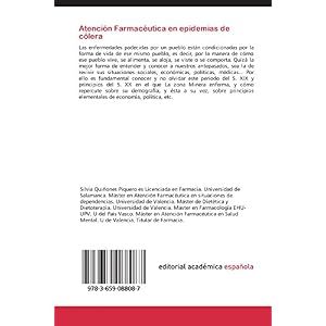 Atención Farmacéutica en epidemias de cólera: Farmacia Rural (Spanish Edition)