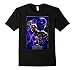 Mens Marvel Black Panther Movie Wakanda Purple Poster T-Shirt 2XL Black