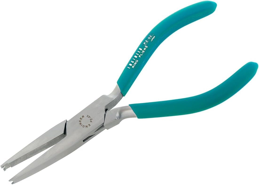e-Ring Pliers with magnetized Ends. ENGINEER pz-02
