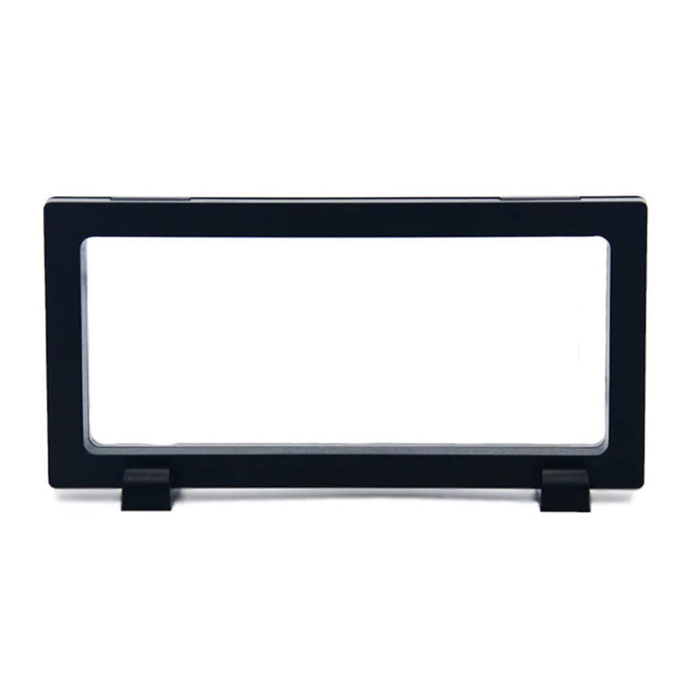 Photo 1 of Aqur2020 3D Floating Display Stand, Black Home Decor Accents Display Frame Holder for Antique Challenge Chip Jewelry Pin