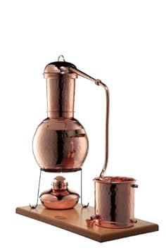 'CopperGarden®' Tischdestille Arabia 2 Liter ? mit Spiritusbrenner & Aromasieb ? neues Modell 2018 ? meldefrei in Deutschland