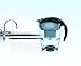 MAVEA Elemaris XL 9-Cup Water Filtration Pitcher, Black