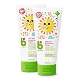 Babyganics Sunscreen Lotion 50 SPF, 6oz, 2 Pack, Packaging May Vary