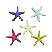 LJY 25 Pieces Multi-Colored Resin Pencil Finger Starfish for Wedding Decor, Home Decor and Craft Project, 2.3 Inches