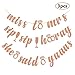 Bachelorette Banner Rose Gold Glitter Bridal Shower Engagement Party Decorations,3 pcs