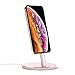 Satechi Aluminum Desktop Smartphone Charging Stand - Compatible with iPhone 11 Pro Max/11 Pro/11, XS Max/XS/XR/X, 8 Plus/8, 7 Plus/7, 6S Plus/6S (Rose Gold)