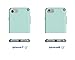 CellEver Compatible with iPhone 6 / 6s / 7/8 Slim Guard Pro Heavy Duty Case Protective Shock-Absorbing Scratch-Resistant Drop Protection Cover (Mint/Gray)
