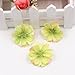 Artificial Flower 50pcs Mini Silk Plum Blossom Wedding Decoration DIY Wreath Clip Clip Accessories Handmade Craft Flower Head (Pink)
