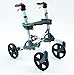 Volaris Patrol Rollator Walker [Regular Size] Premium All-Terrain Four Wheeled Walker with Seat - Lightweight Folding for Easy Storage & Travel