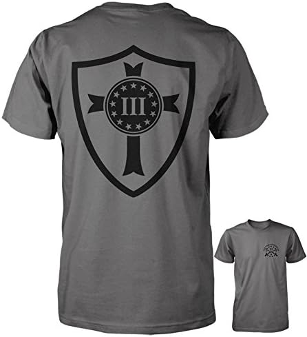 Three Percenter Shirt - Crusader Shield | Back Print