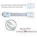 MyBabyIsAll Child Safety Locks-Best Cabinet Locks- Adjustable Baby Safety Locks for Cabinet,Drawer,Fridge, Oven,Toilet Seat and Appliances-6 Pack -No Drilling Required -Strong 3M Bonus Adhesive
