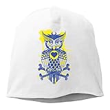 Woman Skull Cap Beanie Owl Art Picture Headwear