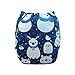 Alva Baby Christmas Design Reuseable Washable Pocket Cloth Diaper Nappy + 2 Inserts QD09