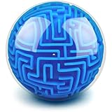 YongnKids Amaze 3D Memory Sequential Maze Ball Puzzle Toy Gifts for Kids Adults - Challenges Game Lover Tiny Balls Brain Teasers Game (Blue)