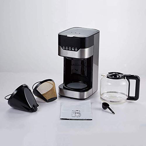 DSY Filterkaffeemaschine, 1,5L Kaffeemaschine 24H Programmierbarer Smart Tropte Kaffeebrauer Mit Lcd-Display-Glas… – Bild 8