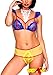 AdoreShe Women's Sexy Apple Princess Lingerie Costumes Halter Strappy Sheer Lace Role Cosplay Babydoll Bra Panties Outfit(LP0010,M)