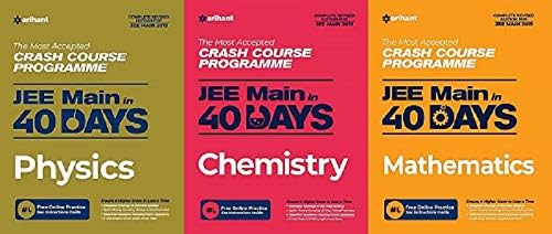 40 Days JEE Main Physics, Chemistry, Mathematics