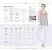 QUEENIEKE Women Yoga Leggings Workout Tights Running Pants Size M Color White Grey Space Dye Long