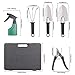 BNCHI Gardening Tools Set,Portable 6 Pieces Stainless Steel Garden Tool Sets,Gardening Gifts for Women,Men (6 Pieces-Black)thumb 1