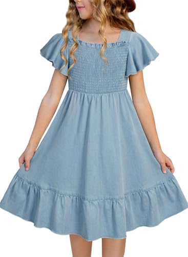 Amazon.com: Nanette Lepore Kids Girl's Polka Dot Denim Dress w/Tulle  (Little Kids/Big Kids) Med Stone XL (16 Big Kids): Clothing, Shoes & Jewelry