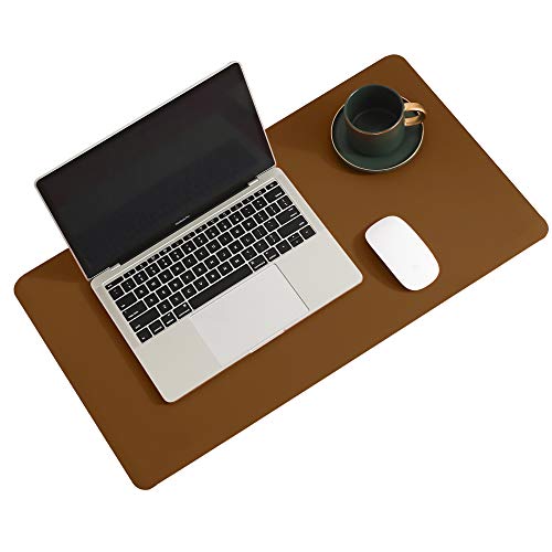 Aothia Office Desk Pad, EcoFriendly Cork & PU Leather Dual Side Large