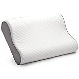 Bedsure Memory Foam Pillow Contour Pillow for Side Sleepers Neck Support Chiropractor Sleeping Bed Pillow