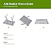 JAWM 20 inch Portable Folding Table Stainless Steel Multi Function Party Dining Camp Folding Tablethumb 1