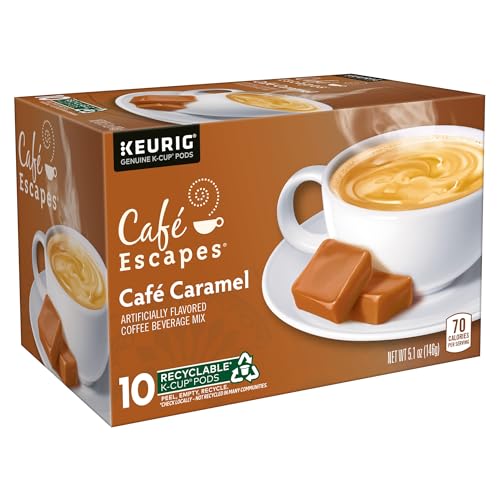 Café Escapes Caramel Coffee Beverage, SingleServe KCup Pods, 60 Count Pricepulse