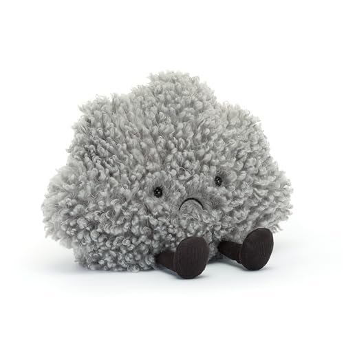 Jellycat Amuseables Storm Cloud Stuffed Toy, 10 inches - Cloud Plush - Fun Gift Idea