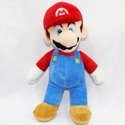2PCS/Set Super Mario Plush Toys LUIGI & MARIO Doll Stuffed Animals Toy 10"