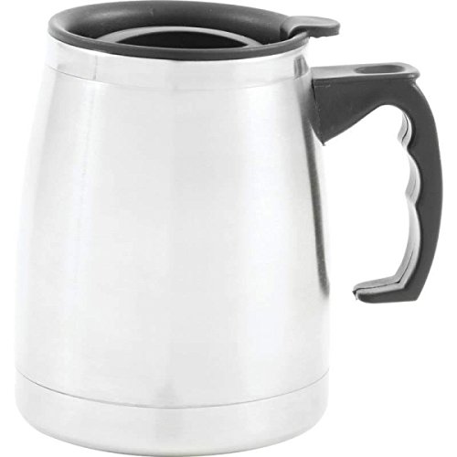 big stainless steel mug