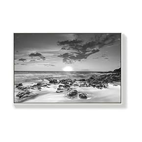 Canvas Wall Art for Living Room, Bedroom Seaside Framed Canvas Prints for Home Decoration Ready to Hang - 16x24 inches