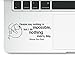 Winnie the Pooh People say nothing is impossible Motivational Life Love Quote Clear Vinyl Printed Decal Sticker for Laptop Macbook Trackpad