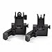 Ledsniper® Front and Rear flip up 45 Degree Rapid Transition BUIS Backup Iron Sight