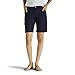 LEE Women's Relaxed Fit Diani Knit Waist Bermuda Short, Twilight Denim, 16