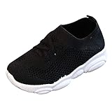 Sherostore ♡ Kids Lightweight Knit Shoes Boys Girls Slip on Walking Sneakers