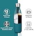 king do way 17oz Double Wall Vacuum Cool Insulation Stainless Steel Water Bottle Leak- Proof and No Sweating Perfect for Summer Outdoor Sports Camping Hiking Cycling (Lake Blue)