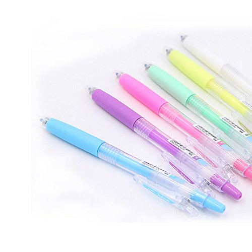 PILOT Juice Gel Ink Ballpoint Pen, 0.5mm, Pastel Colors (LJU60EF6CP